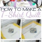 how to make a t-shirt quilt.