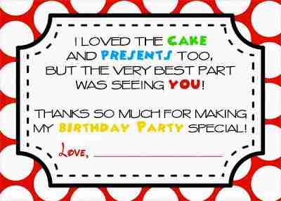 Mickey Mouse Clubhouse Party Free Printables (Thank You Notes)