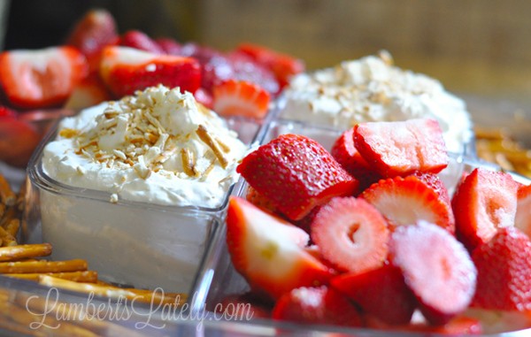 Strawberry Pretzel Dip takes the popular salad recipe and turns it into a fun party snack!