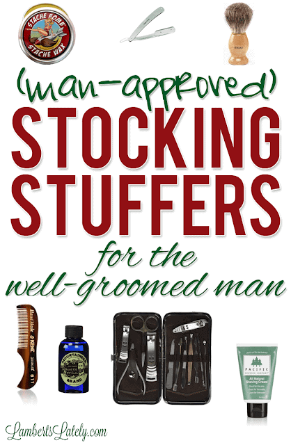 List of man-approved stocking stuffer ideas for men…prices range from under $5 to more pricey, and gift ideas could be used for fathers, boyfriends, or husbands! This list even breaks ideas down into categories (handy man, gamer, techie, etc.). Great list of gifts that could be used year-round!