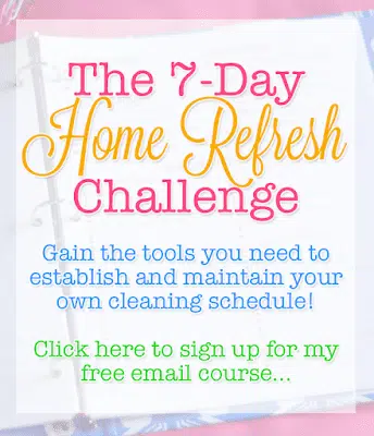 the 7-day home refresh challenge gain the tools you need to establish and maintain your own cleaning schedule.