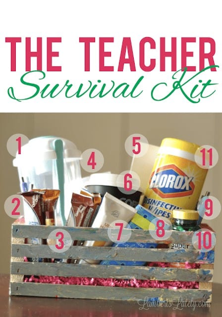 Teacher Survival Kit - Great idea for a beginning of the year teacher gift!
