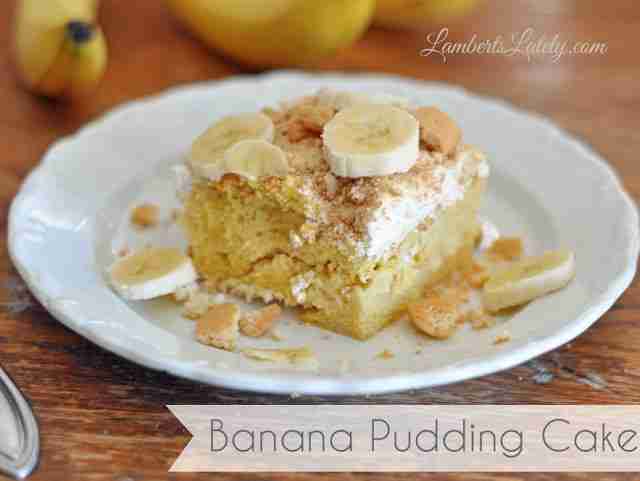 Recipe – Banana Pudding Cake