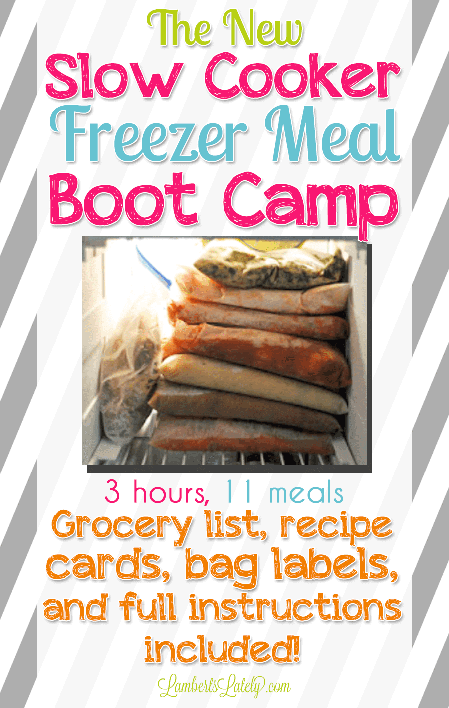 Crock Pot Freezer Meal Boot Camp