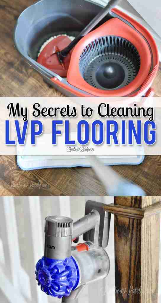 how to clean lvp flooring