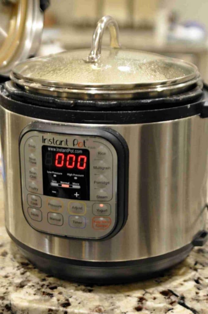 Instant Pot on a counter.