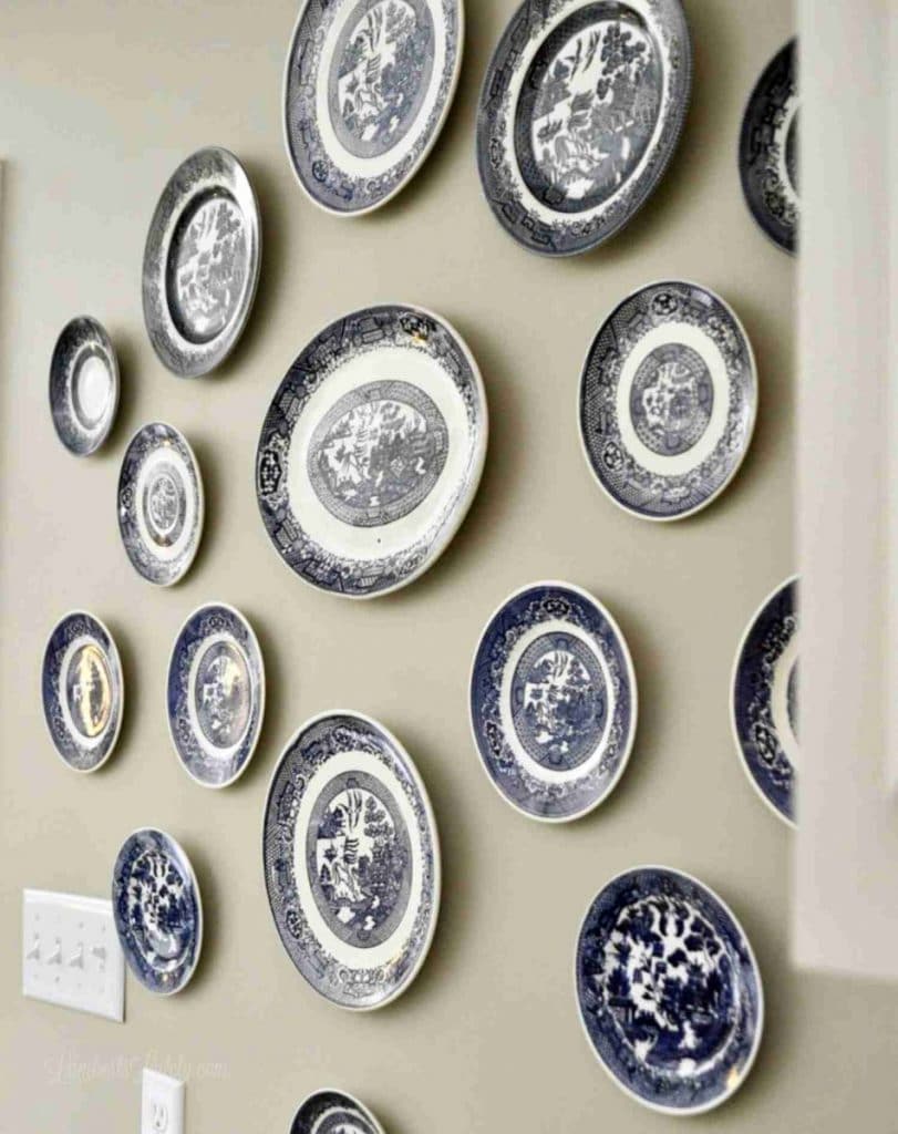 How to Hang Plates in a Gallery Wall