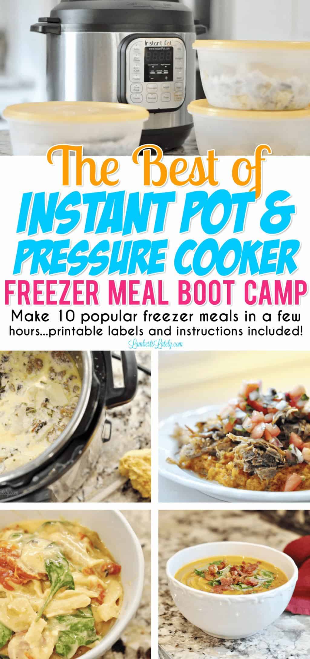 The Best of Instant Pot Freezer Meal Boot Camp - Lamberts Lately