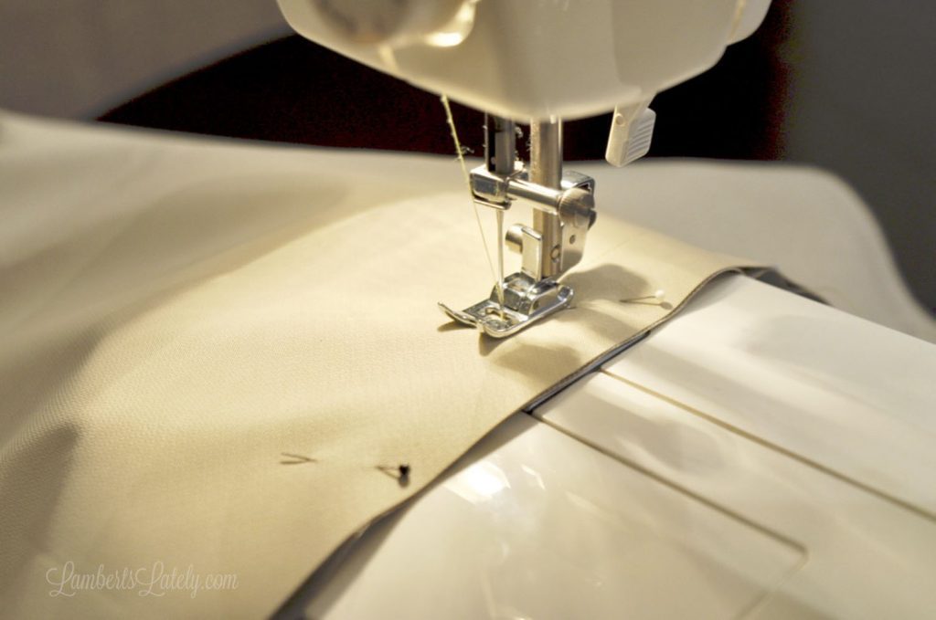 sewing crib mattress cover together