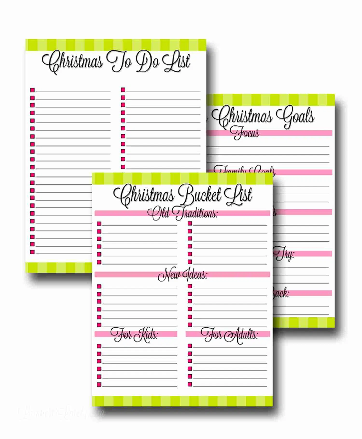 Christmas planner - overall planning