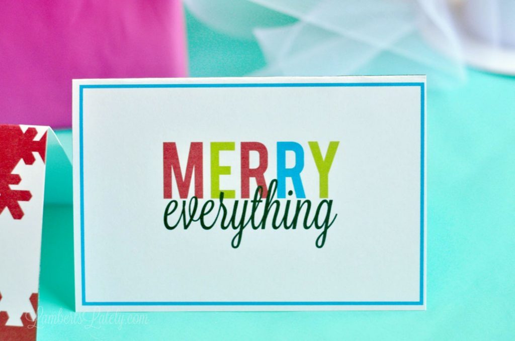 merry everything card