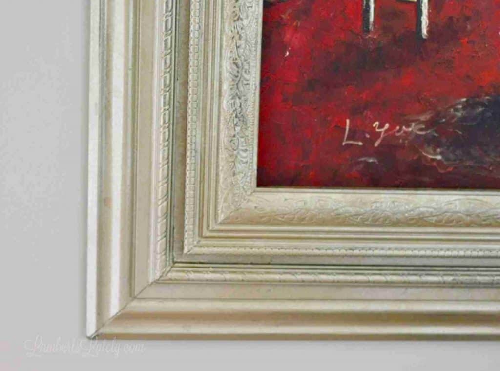 How to Make a Picture Frame with Trim Molding