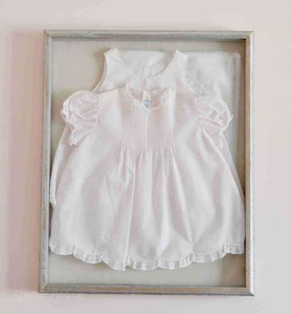 How to Make a DIY Framed Baby Outfit
