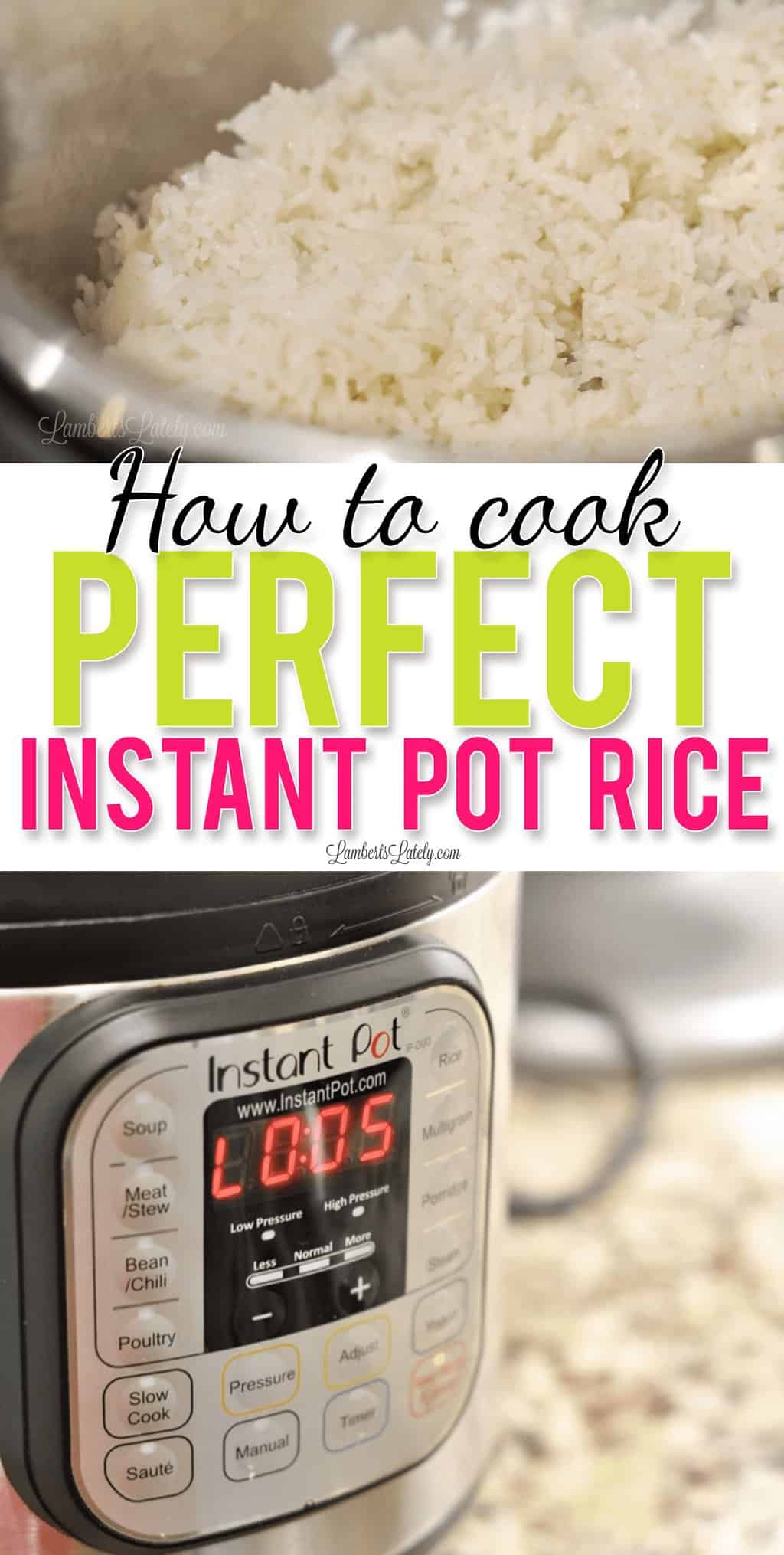 How to Cook Rice in an Instant Pot - Intro