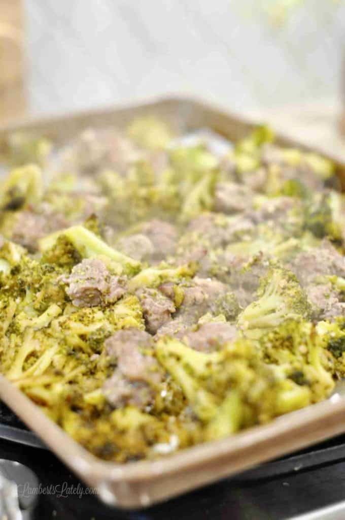 Sheet Pan Beef and Broccoli