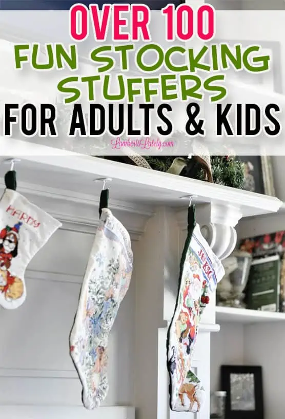 over 100 fun stocking stuffers for adults & kids