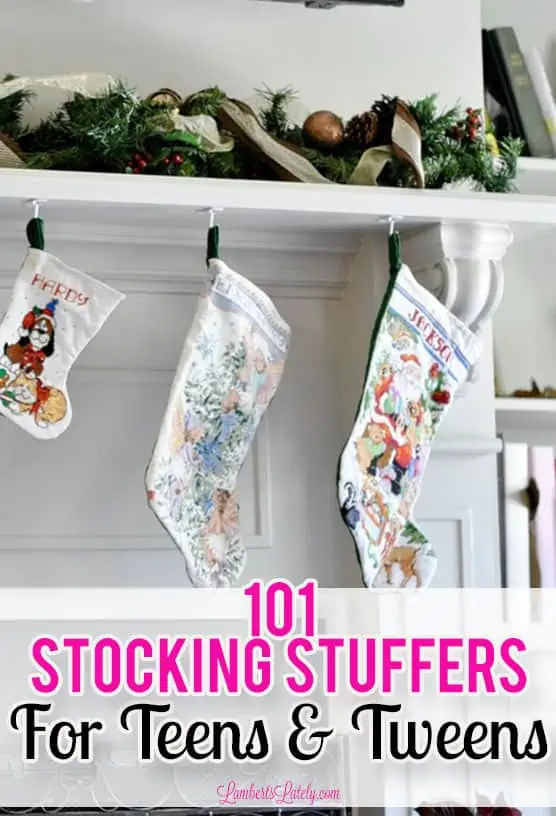 over 100 stocking stuffer ideas for teens and tweens