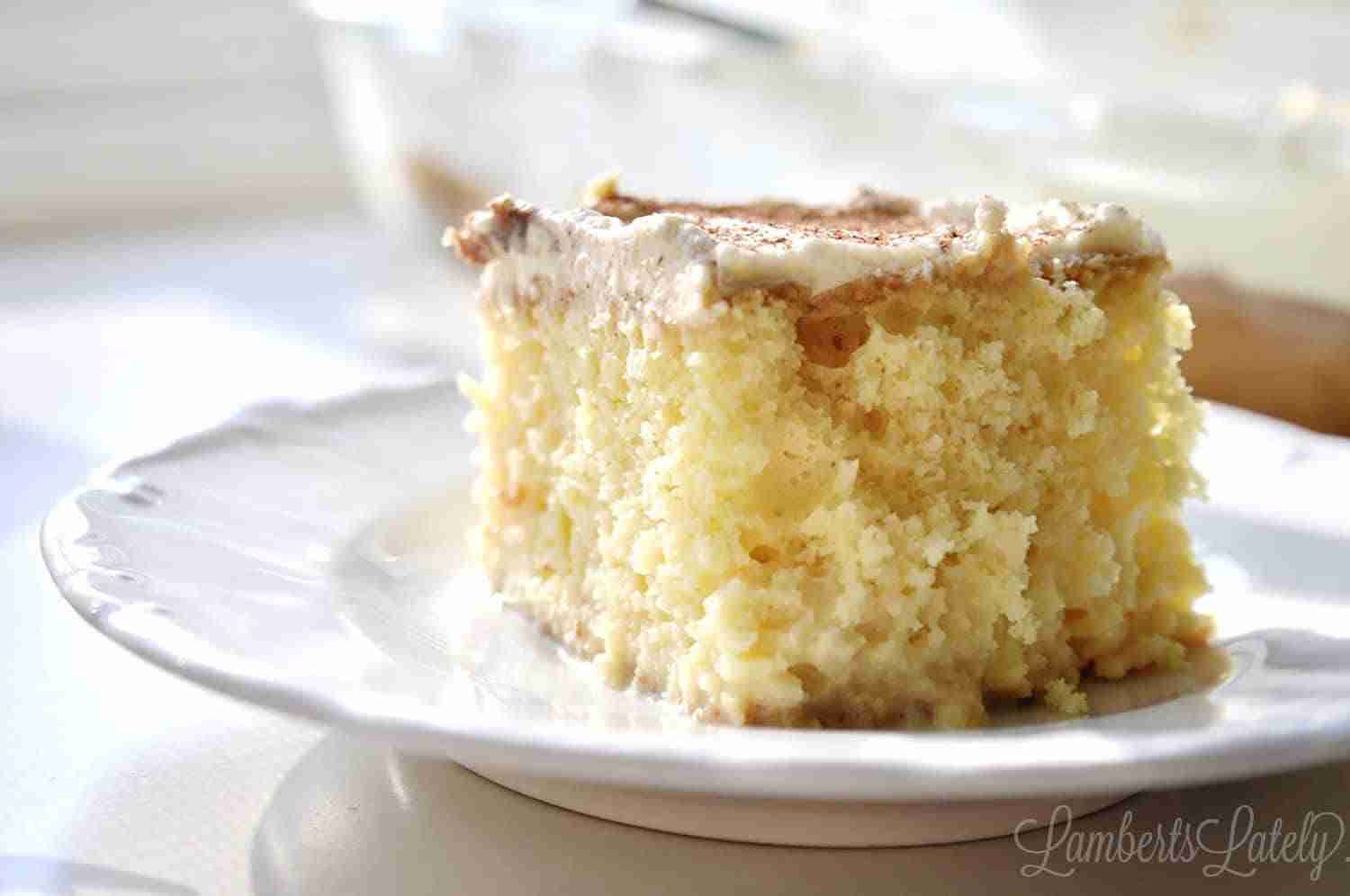 Need a shortcut recipe for Tres Leches Cake? This post shows you how to make it the easy way, with simple ingredients like boxed cake mix.