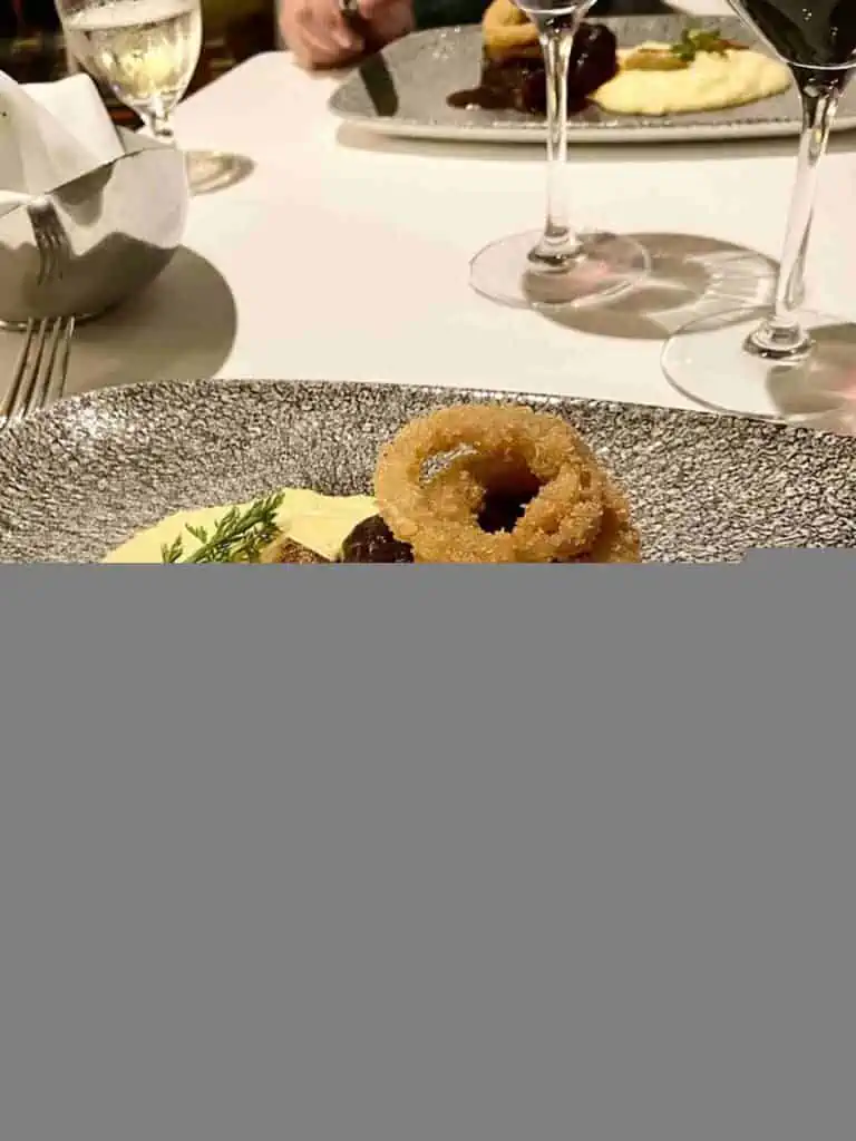 Disney cruise dinner in Palo.