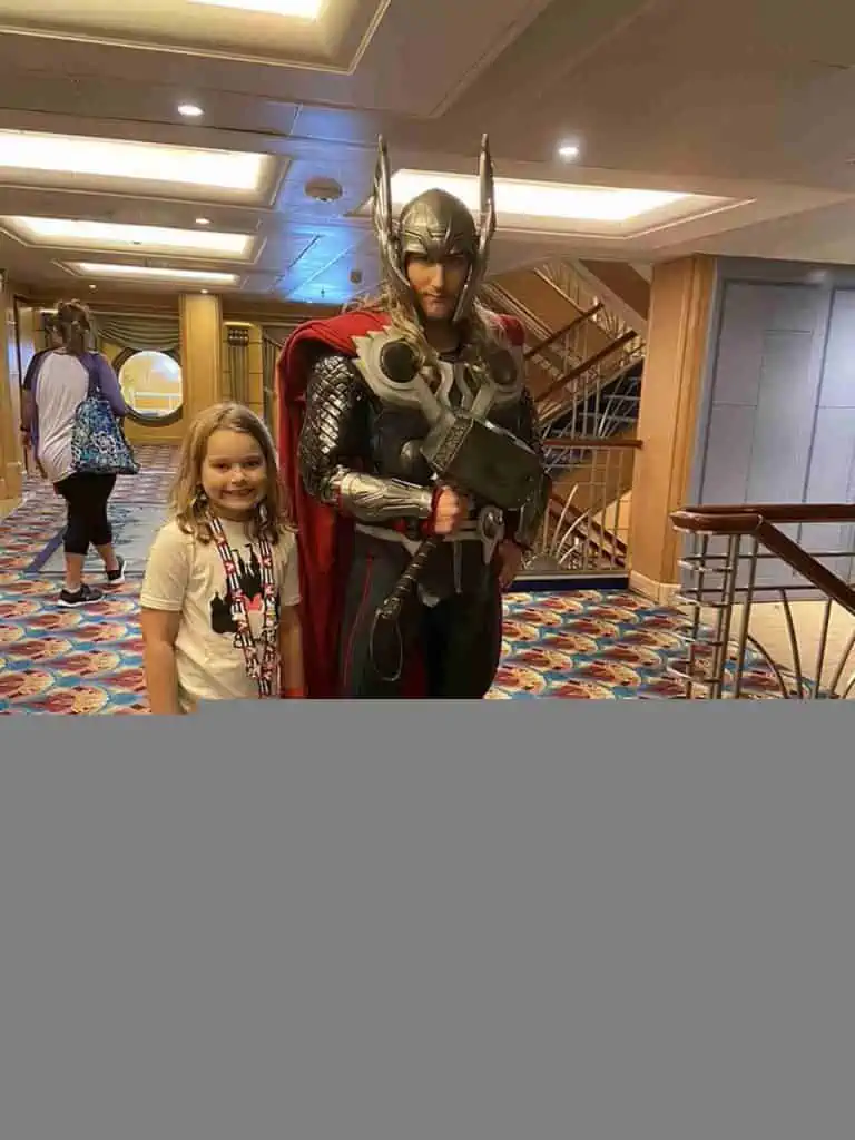 Thor on Disney Wonder.