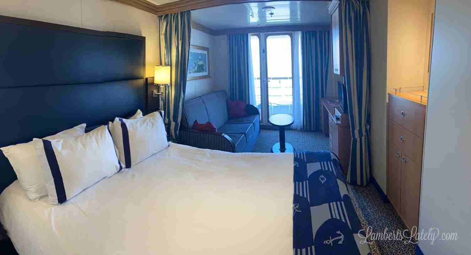 Disney Cruise balcony stateroom - Wonder.