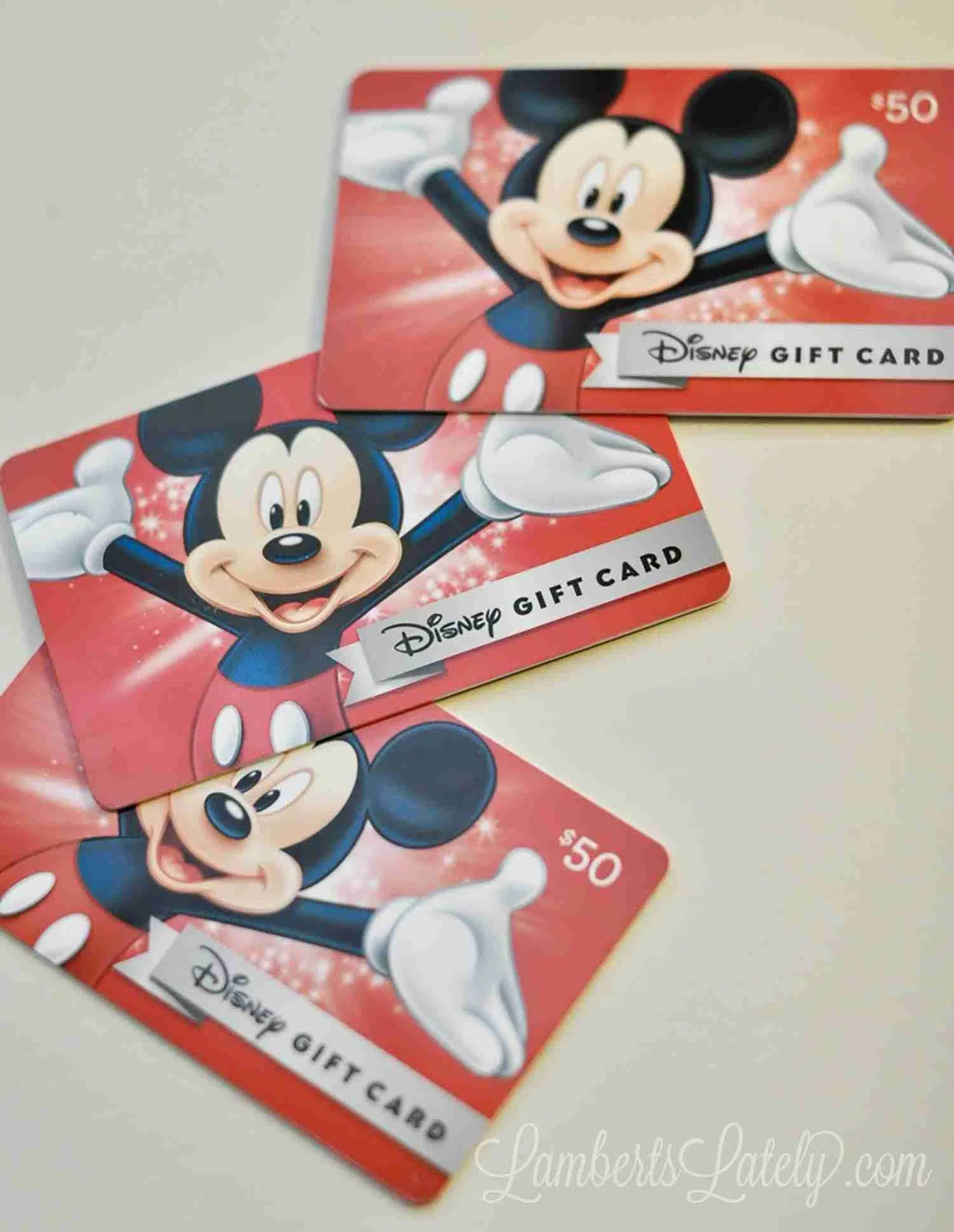Disney gift cards