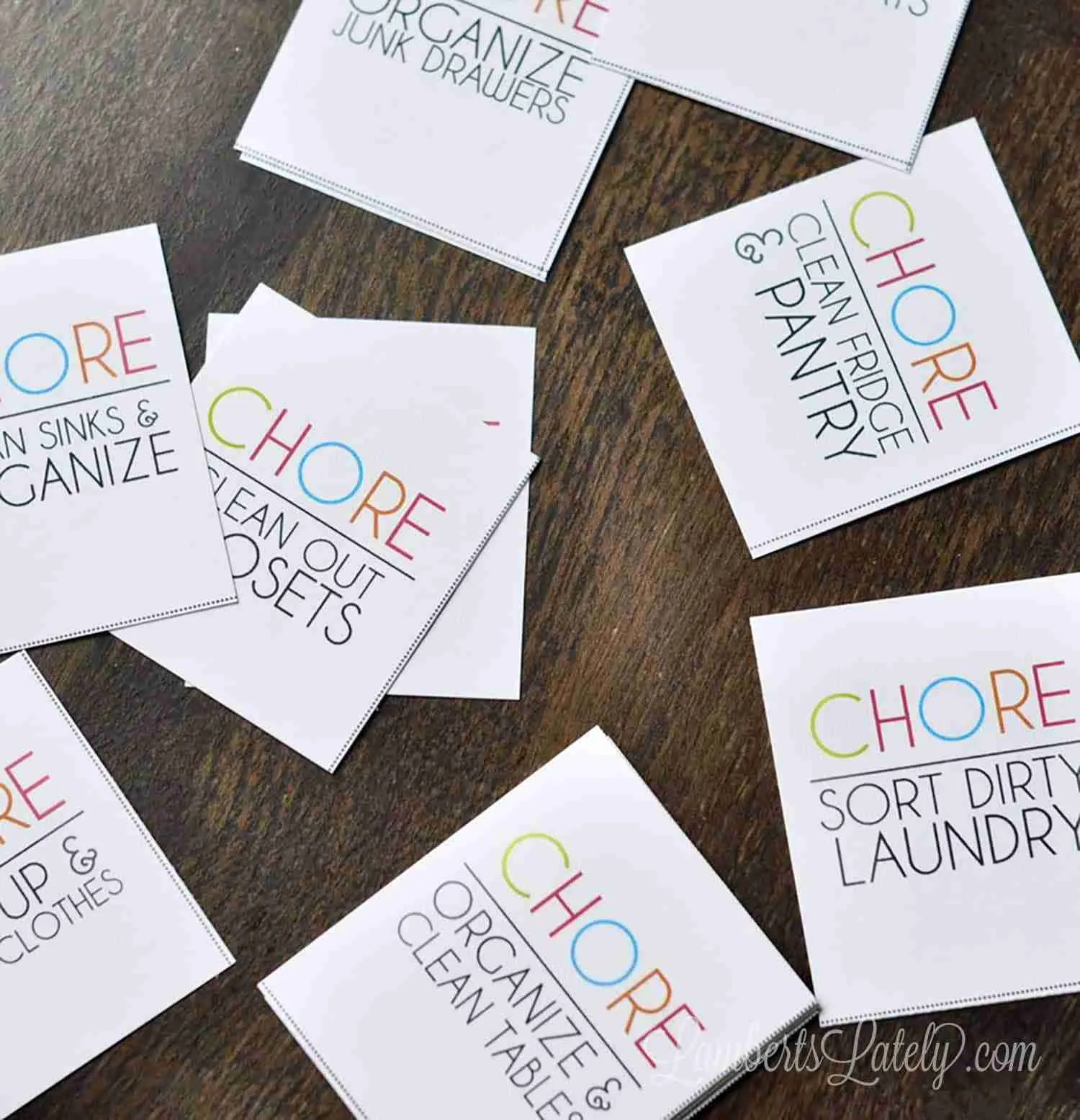 printable square chore cards.
