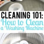 Cleaning 101: how to clean a washing machine.