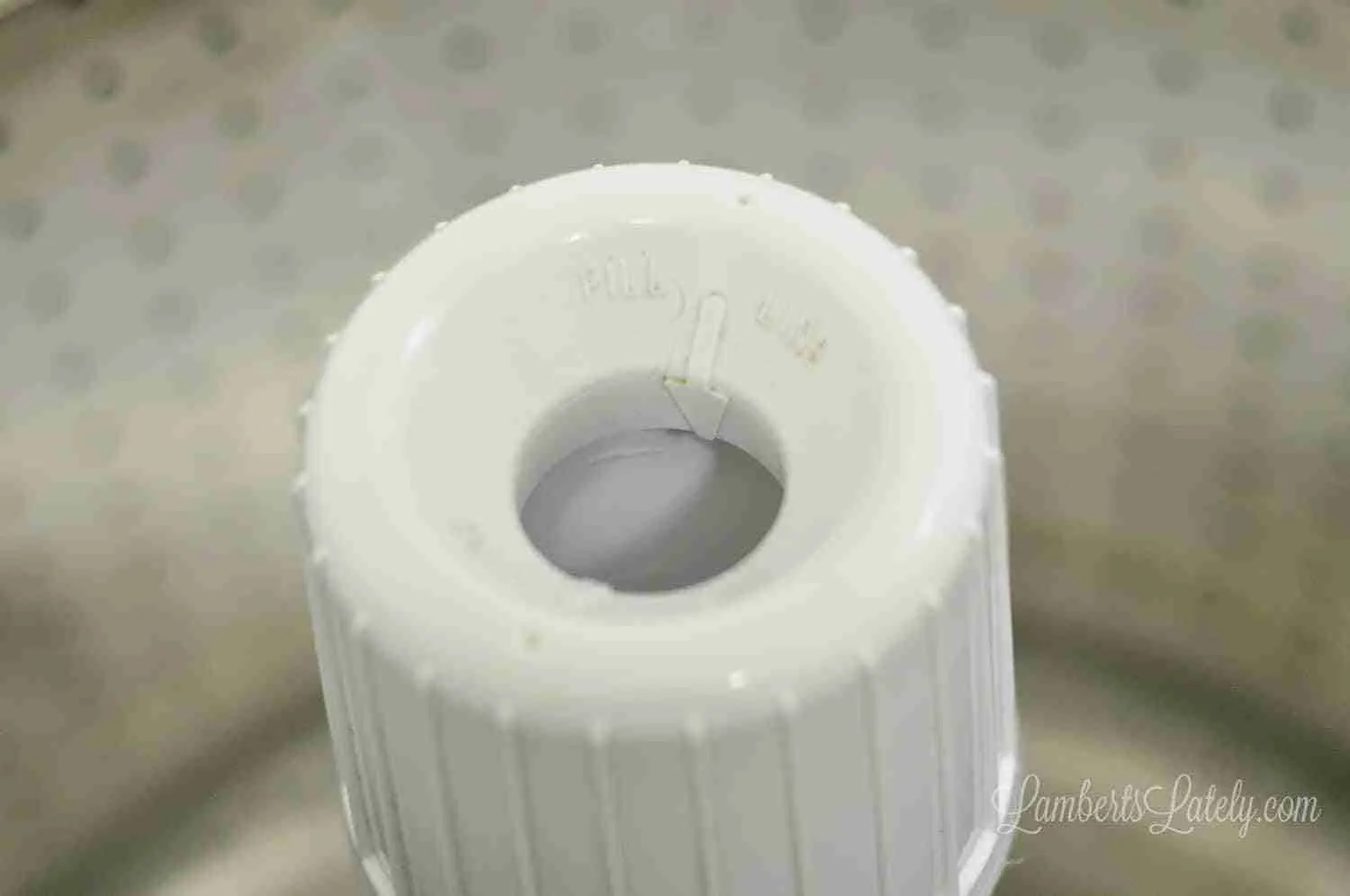 fabric softener dispenser on washing machine