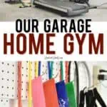 our garage home gym.