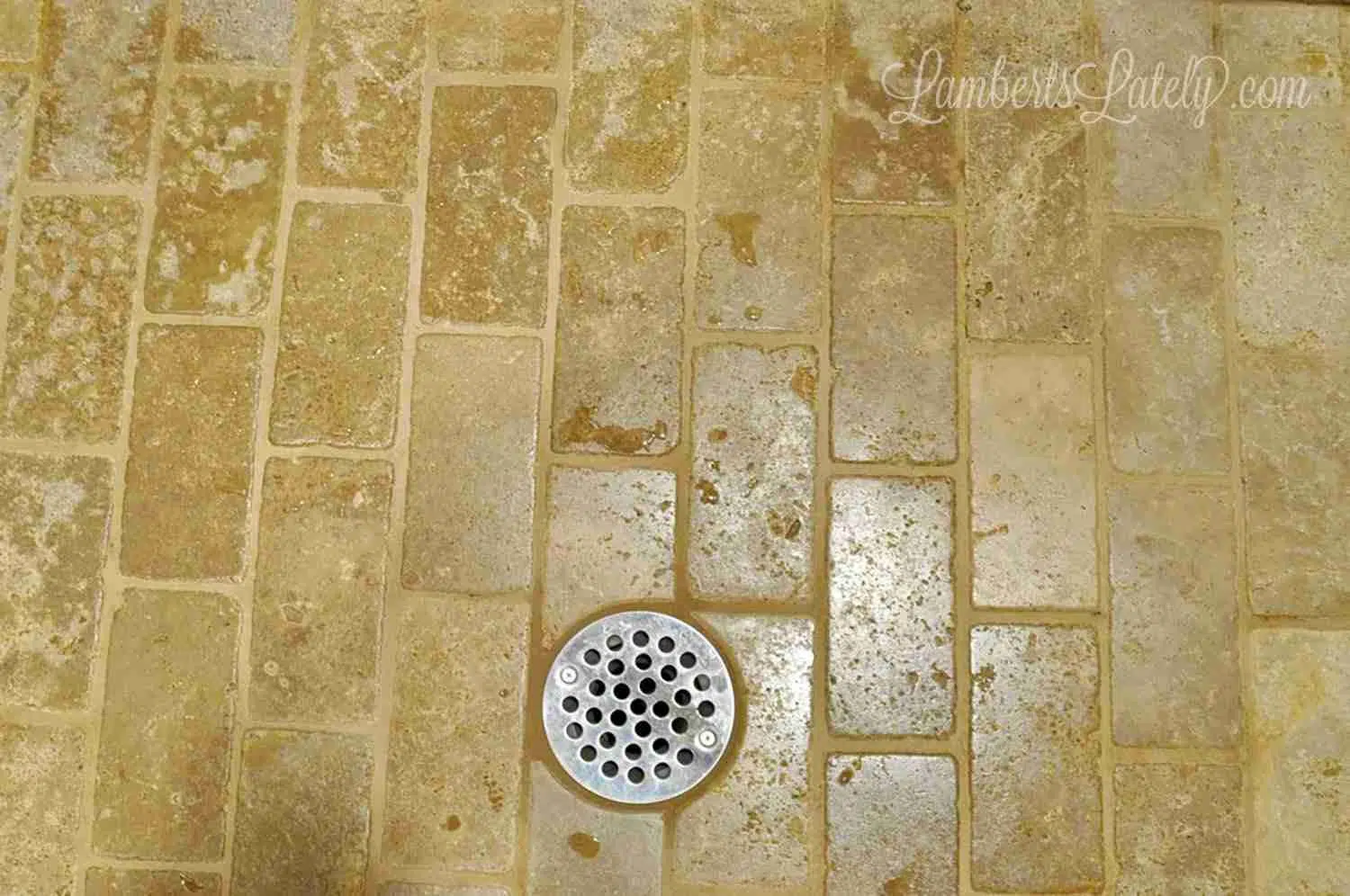 tile shower floor