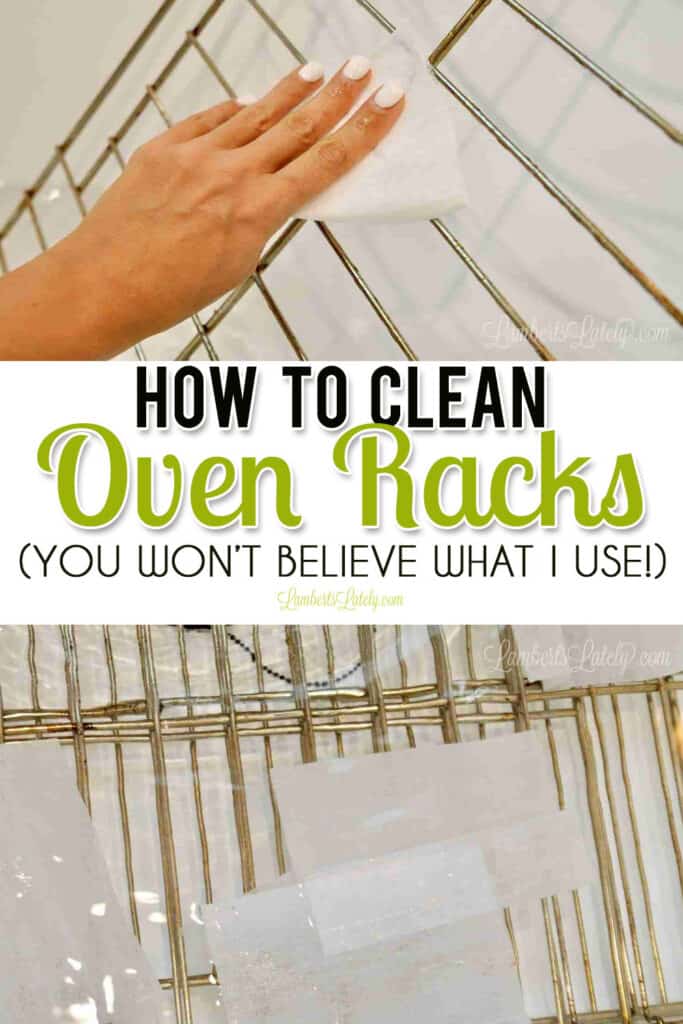 how to clean oven racks with dryer sheets in a bathtub