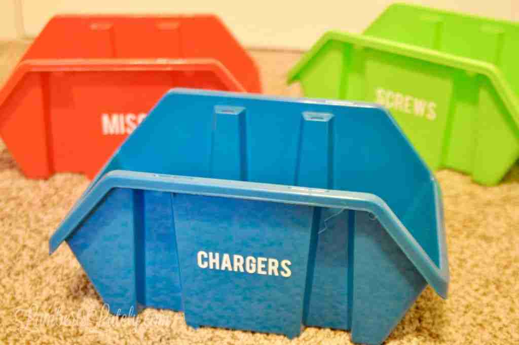 How to Label Storage Bins with a Cricut Joy Machine Lamberts Lately
