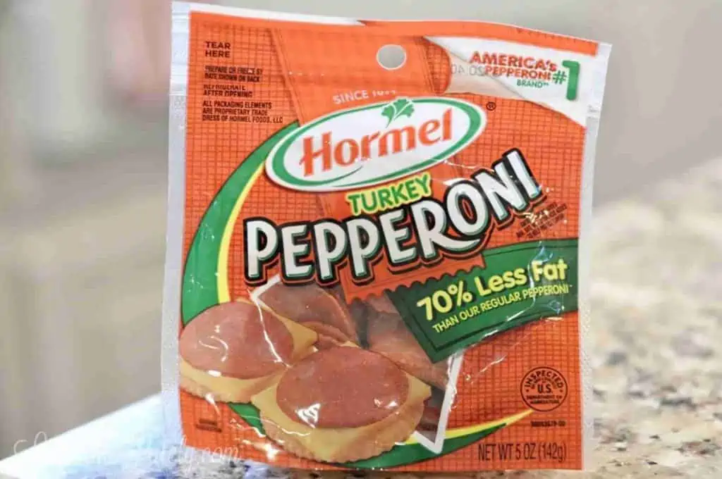bag of turkey pepperoni.