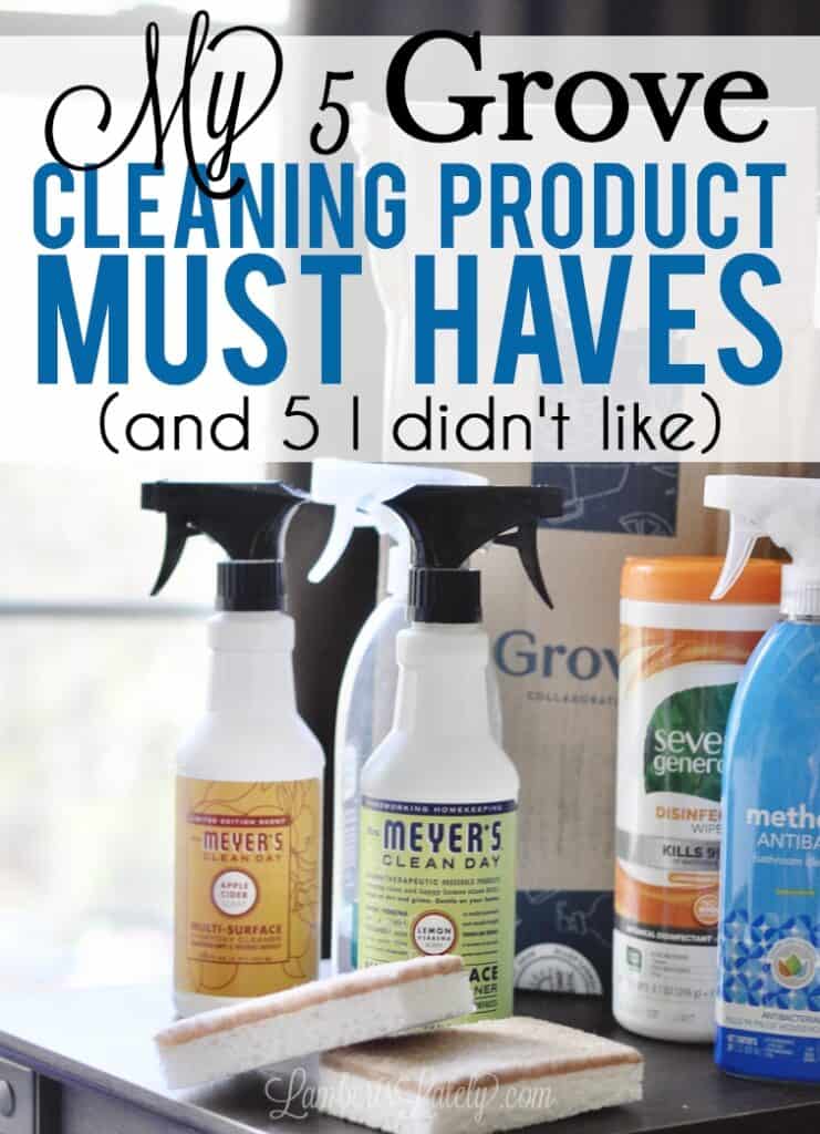 Check out Grove Collaborative must haves - some of the best cleaning products you can buy from Grove. Includes popular brands like Mrs. Meyer's, Method, and Seventh Generation.