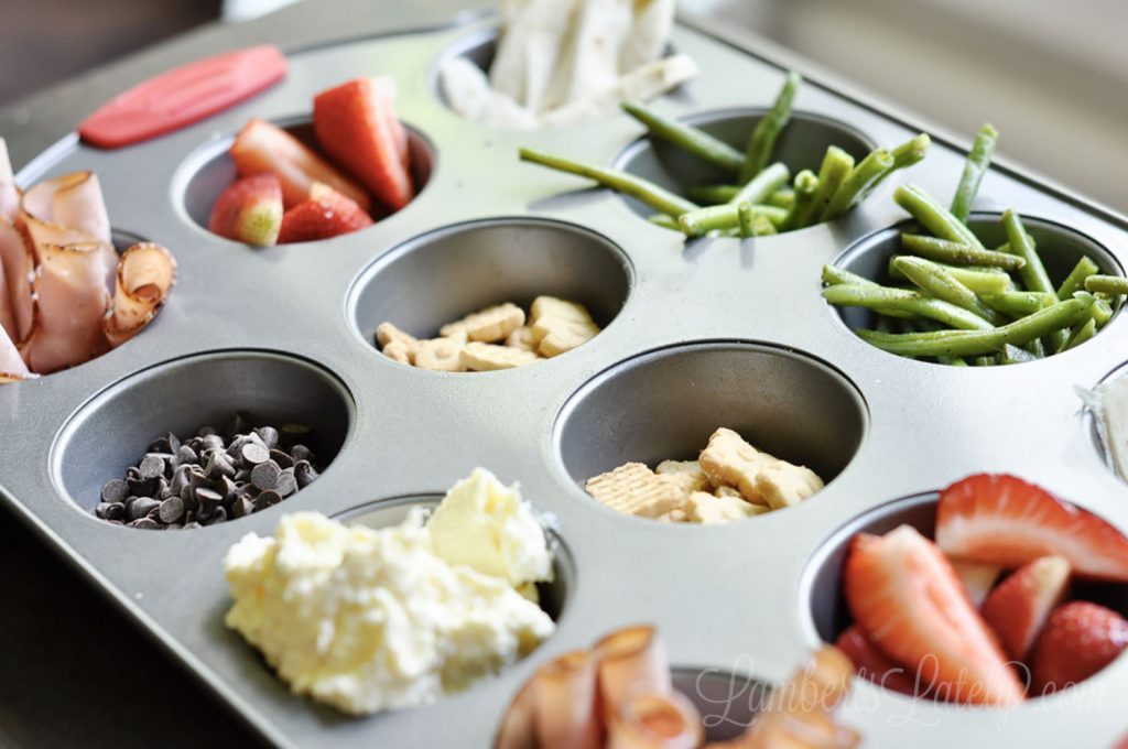 This list of over 100 muffin tin lunches for kids has creative ideas for a balanced at-home lunch. Great ways to expose kids to different foods - all from a muffin pan serving tray!