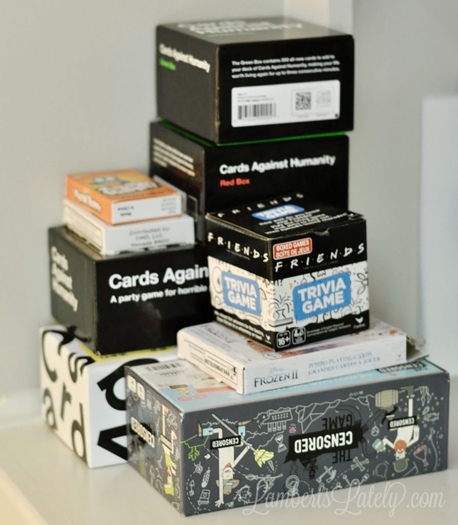 card game boxes