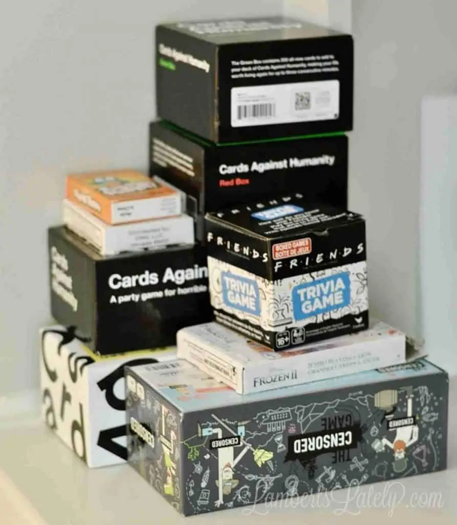 card game boxes