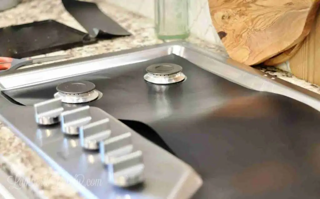 stove splatter guard without three eyes cut
