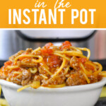 how to cook pasta in the instant pot.