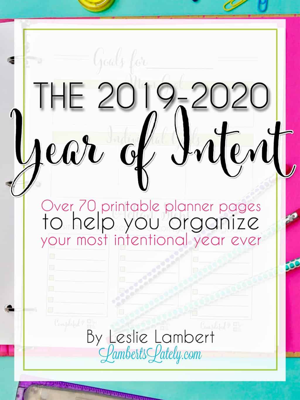 $9.99 - The 2020 Year of Intent
