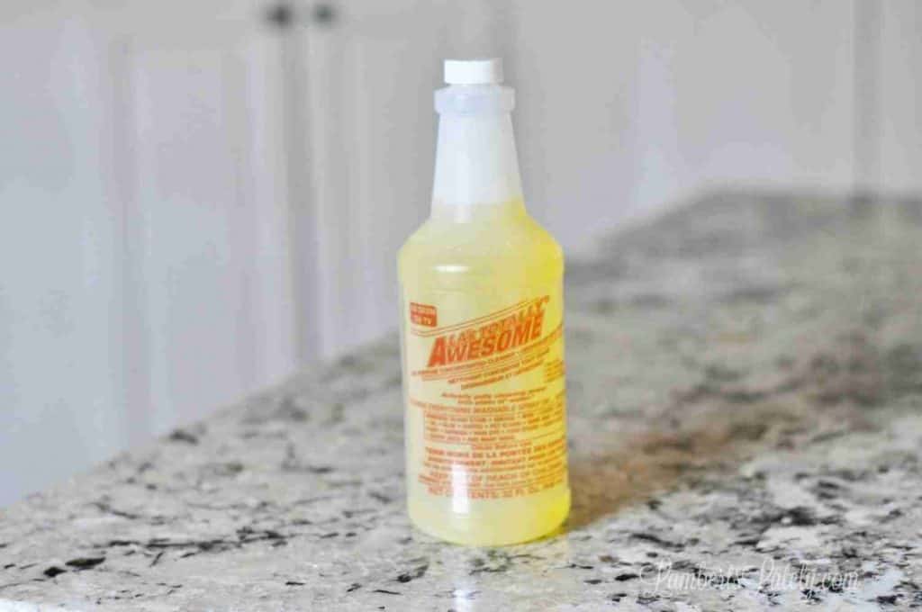 bottle of totally awesome cleaner.
