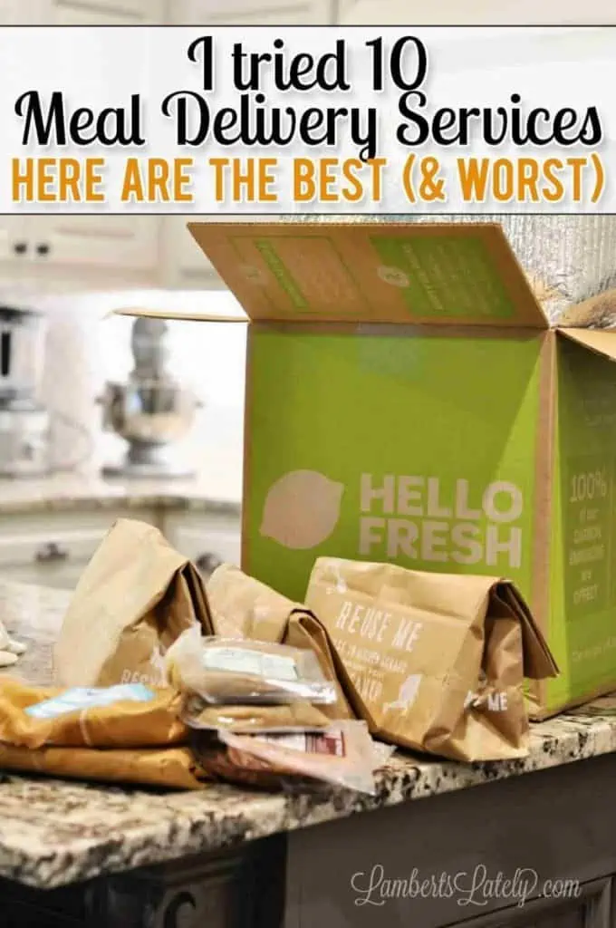 best meal delivery services