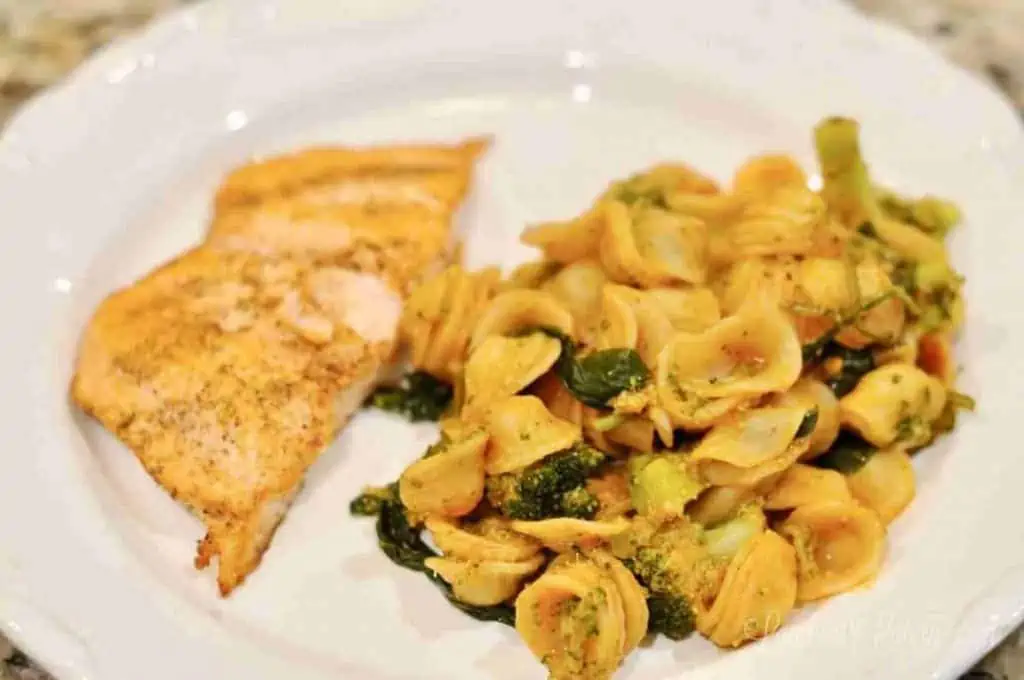 prepared meal on a plate
