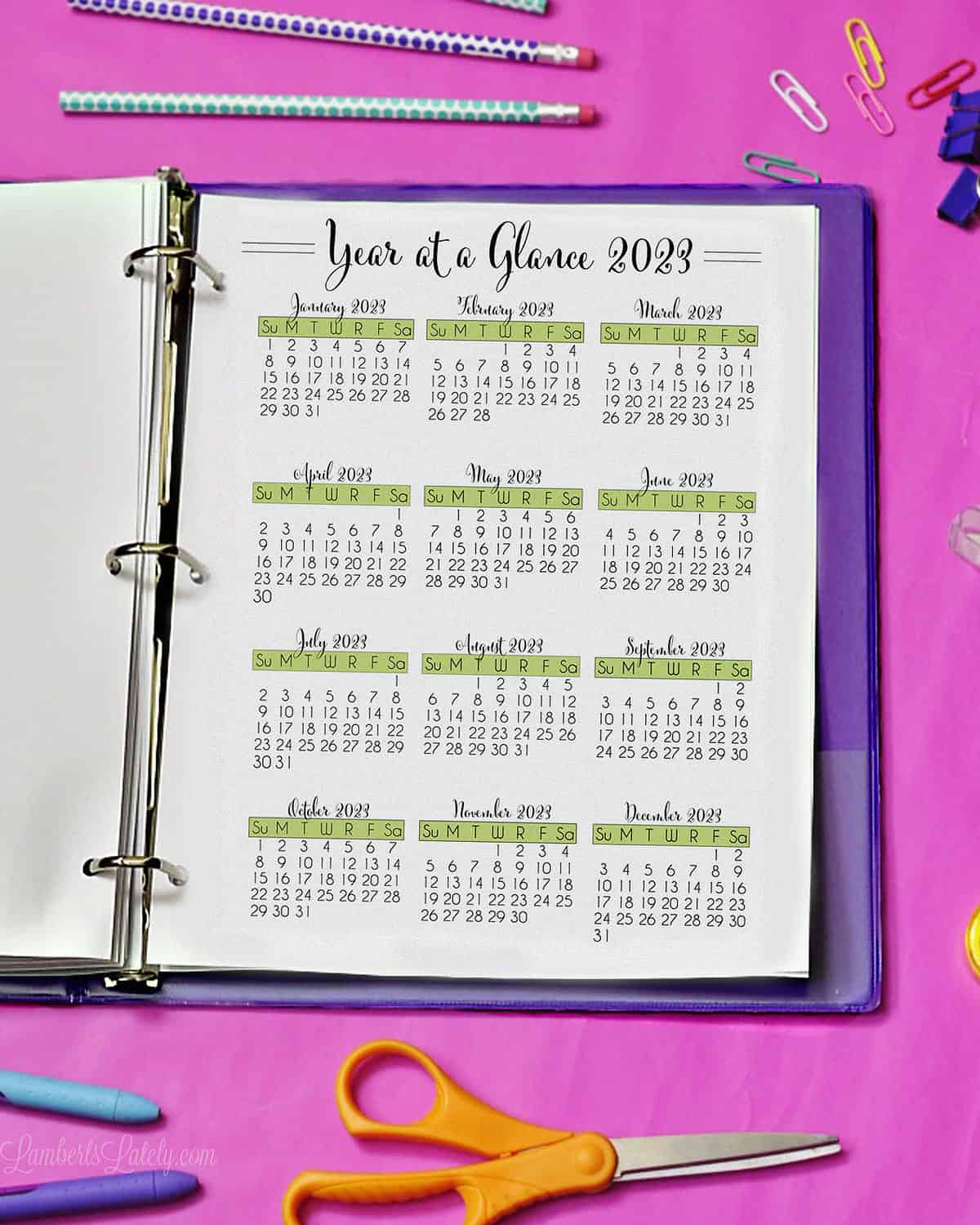 The Year of Intent - Time & Goal Organization Set (2023) - Image 4