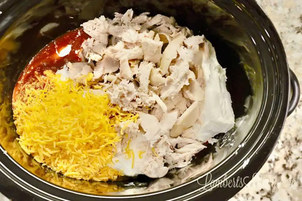 Easy Buffalo Chicken Dip in the Crock Pot (+ Video)