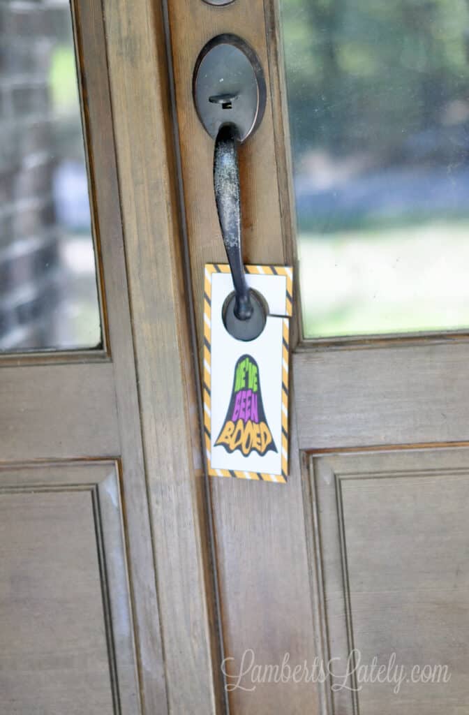 You've Been Booed (Free Printable) - Lamberts Lately