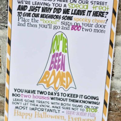 Free You've Been Booed Printable PDFs &amp; Ideas | Lamberts Lately