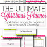 the ultimate christmas planner - 15 printable pages to organize a more intentional christmas.
