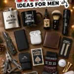 Gift ideas for men including grooming, tech, and accessories for stocking stuffers.